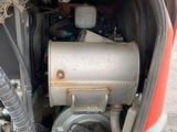 a close up of the engine of a vehicle