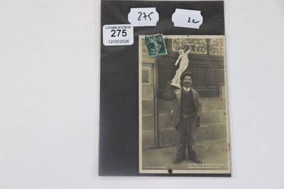 Limoges. Les Petits métiers de la Rue : Marchand de Statuett…