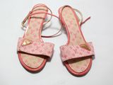 sandales roses Louis Vu Vu