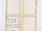 an image of a picture of a picture of a window with writing on it