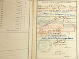 a book that has a lot of writing on it