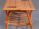 an image of a small table with a glass top