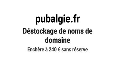 Nom de domaine pubalgie.fr. Catégorie: Santé et médical.