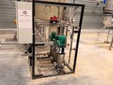 a machine that is sitting inside of a building