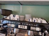 a coffee machine that is sitting on a counter
