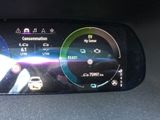 a car dashboard with a digital display on it