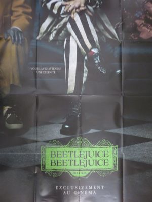 affiche du film « Beetlejuice » et Beetlejuice, qui tient le rôle principal dans le film