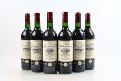 6 bouteilles de COTES DE BOURG 2001 du Château JANSENANT en …