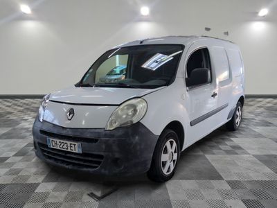 a picture of a white van parked in a garage