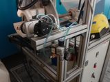 a machine that is sitting on a table in a room