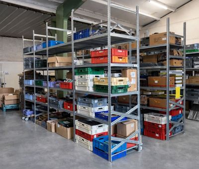 (x10 mètres Linéaire) Rack METALSYSTEM ; 2x (4 rangées x 4 é…