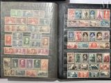 a book with a lot of stamps on it