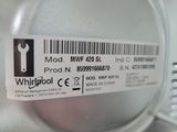 a label on the side of a refrigerator that says whirlpool