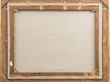 an image of a picture frame with a piece of paper taped to it