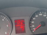 a close up of a speedometer on a car ' s dashboard