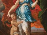 an image of a painting of a woman holding a child