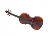 une image représentant un violon sur fond blanc, avec un fond blanc