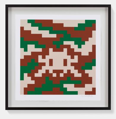 Invader Invader CAMO S-3C-M1 Sérigraphie