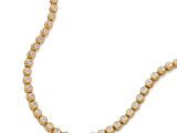 un ensemble composé d'un collier et d'un bracelet sertis de diamants, en or jaune 18 carats