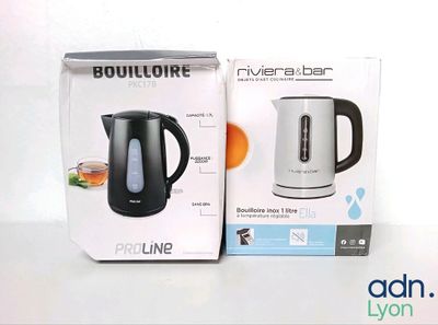 Lot de 2 bouilloires - PROLINE/RIVIERA&BAR - PKC17B/BBT710 -…