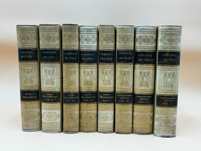 VISCONTI Ennius Quirinus : Musée PIE-CLEMENTIN, tome 1à4, Milan, ...