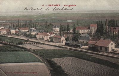 CPA : Branges. Vue Générale