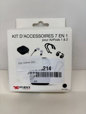 KIT D'ACCESSOIRES 7 EN 1 POUR AIRPODS 1 & 2 ON EARZ - TVA Ré…