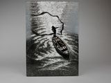 une photo d'un tableau représentant une personne dans un bateau