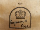an image of a close up of a bag with a crown on it
