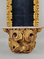 CONSOLE pour statue surmontée d'une NICHE en plein cintre, l… (photo 2)