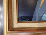 a painting of a man in a suit and tie