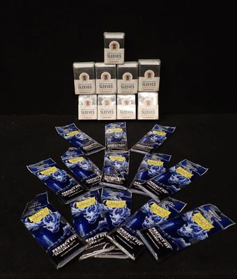 a pile of cigarettes sitting on top of a black table