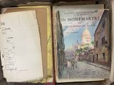a book in a box with a drawing of a street