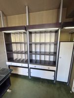 Importante bibliothèque modulaire en mélaminé façon noyer et… (photo 2)