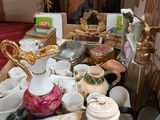 a box full of assorted items for sale on the table