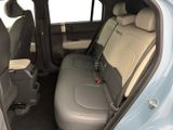 the back seats of a car with a seat belt in the back