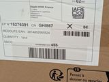 a cardboard box that has a label on it