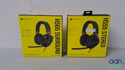 Lot de 2 casques gaming - CORSAIR - HS65, HS55 Stereo - Reto…
