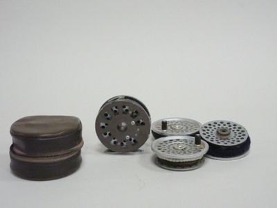 several different types of grinds on a white surface