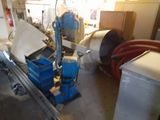 a picture of a machine that is in a garage