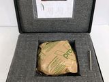 a case that has a piece of paper in it