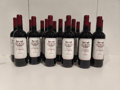 18 Bouteilles Château L'Orial 2020 Grand Vin de Bordeaux pro…