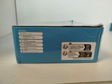 a blue box that is sitting on a table