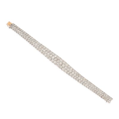 a diamond bracelet, by cartier