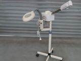 an image of a medical device on a stand in front of a wall