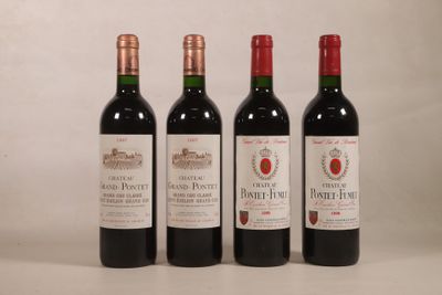 trois bouteilles de vin rouge sont alignées sur une table