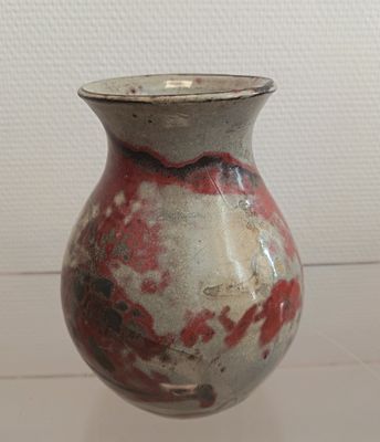 QUERE Paul (1931-1993) Petit vase pansu en céramique émaillé…