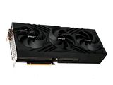 a close up of a video card on a white surface