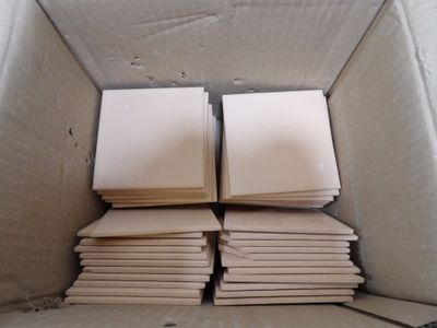 53 Carrelages rose-saumon 15x15cm *NEUF - certains abimés*