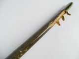 a wooden stick that has been left on the table